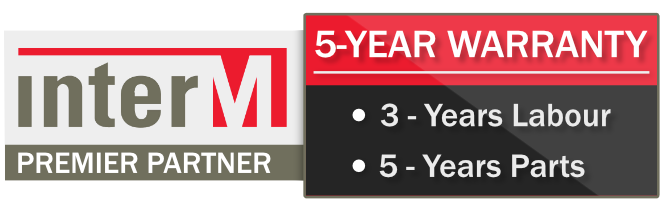 Inter-M 5 Year Warranty