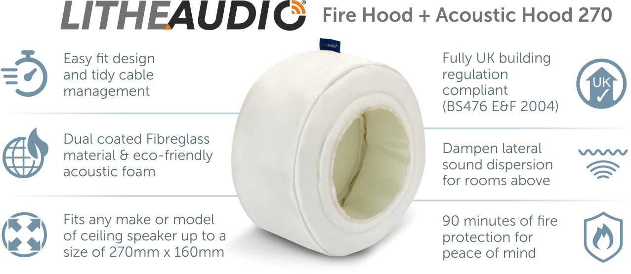 Lithe Audio 270 Fire Hood & Acoustic Hood on sale at Audio Volt