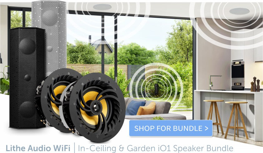 Lithe Audio WiFi In-Ceiling & Garden iO1 Speaker Bundle