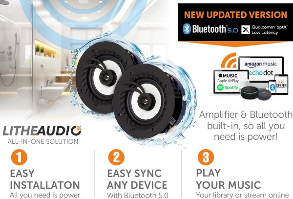 Lithe Audio Bluetooth Ceiling Speakers at Audio Volt