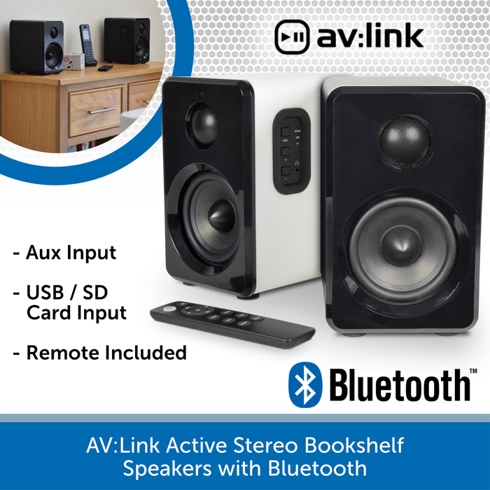 powered bluetooth stereo speakers