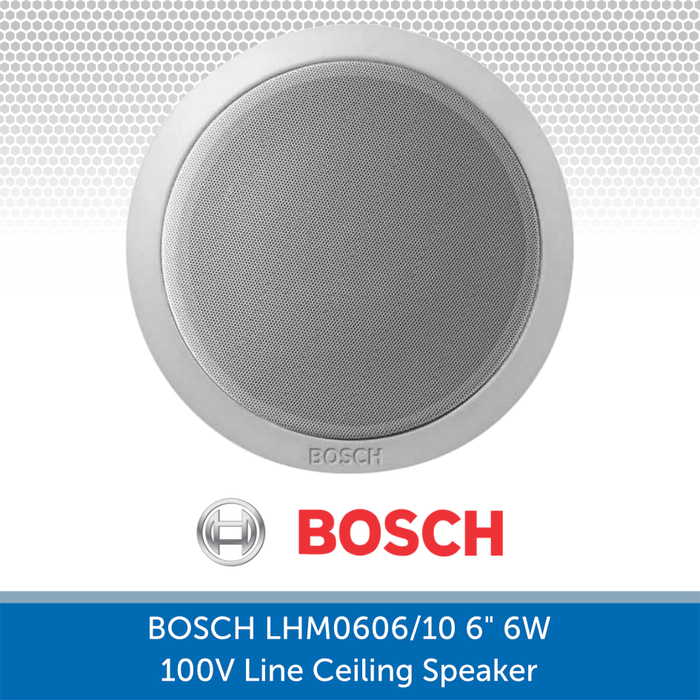 Bosch 6 Inch Ceiling Speaker For Bgm Voice 6w 100v Audio Volt Audio Volt