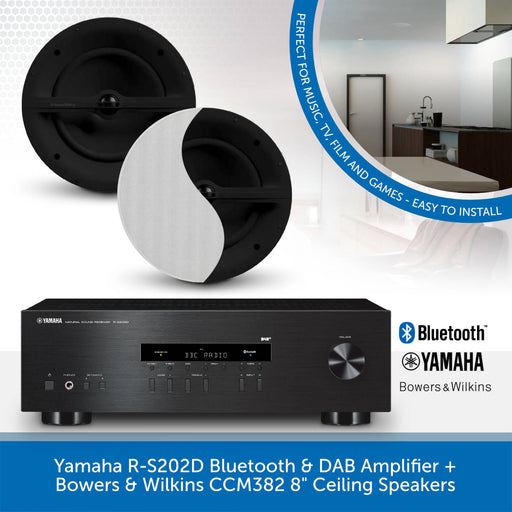 Amplifier + Wilkins Audio Bowers Volt & RS202D Yamaha | CCM362