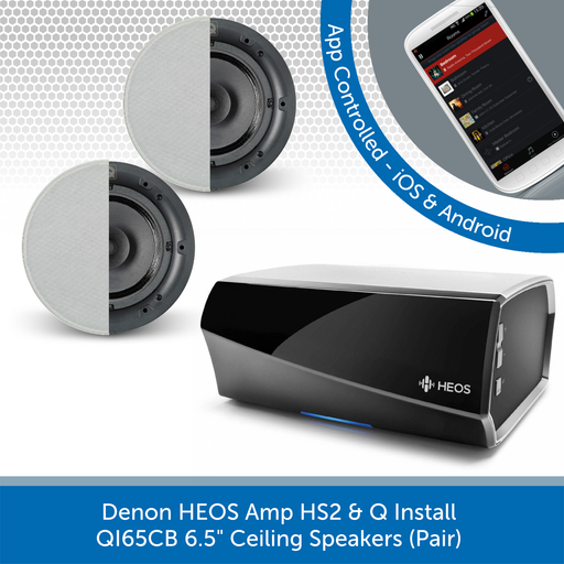 Denon HEOS Amp HS2 + Q Install QI65CB 