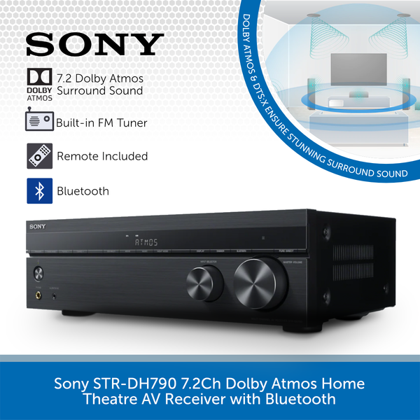 Sony STR-DH790 7.2cH Atmos Receiver + Bluetooth | Audio Volt — Audio