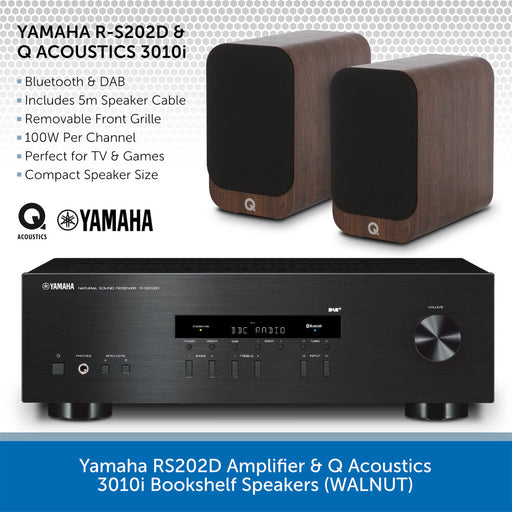 Speakers Volt 3010i (BLACK) Audio | & Yamaha RS202D Acoustics Q