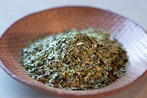 Petals Green Yerba Mate loose leaf tea by Homestead Coffee Roasters