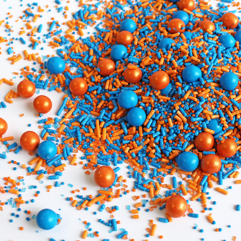 Navy Blue & Gold Sporty Sprinkles – Sprinkle Pop