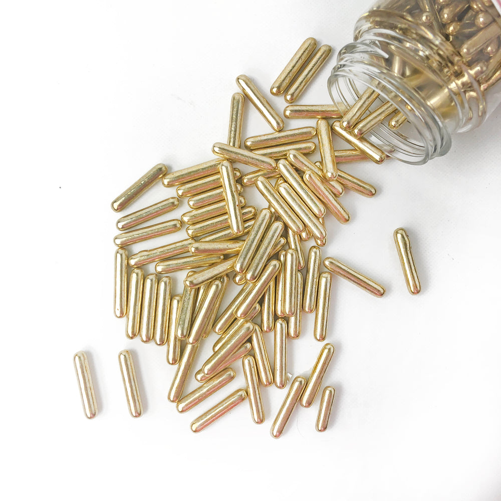 Mixed Gold Dragees – Sprinkle Pop, Gold Sprinkles