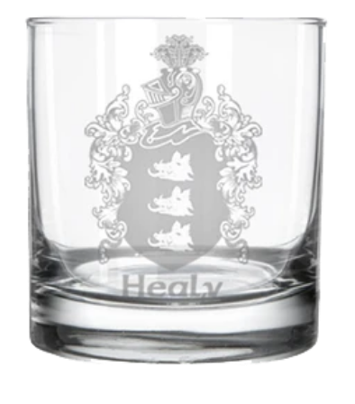 family crest whiskey glass