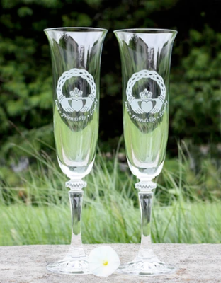 irish crystal champagne flutes