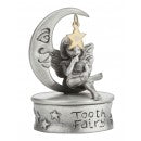 From A E Williams fine pewter, UK A little fairy, moon and star is a perfect place for the tooth fairy to find a tooth, or to collect other teeny treasures. 