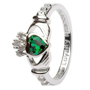 ShanOre birthstone Claddagh ring