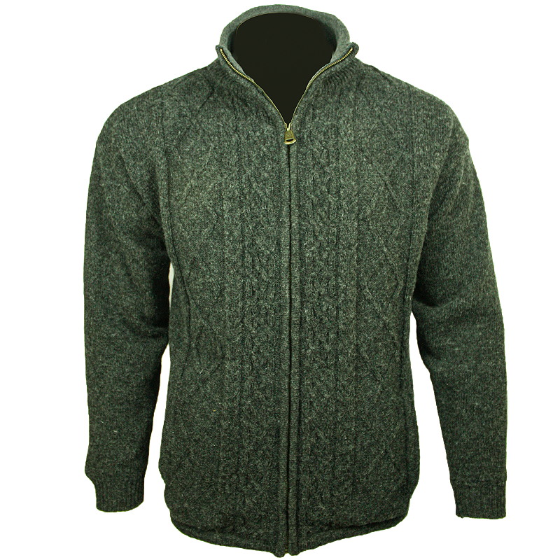 mens full zip sweater jacket