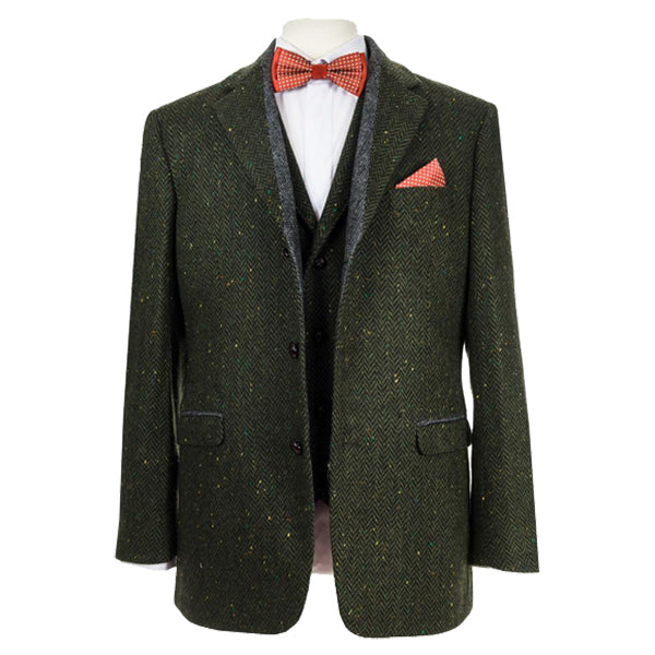 green sports jacket