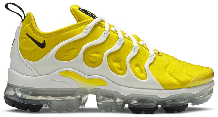 yellow nike air vapormax plus