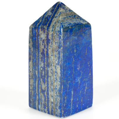 Kalifano Lapis Lapis Lazuli Polished Obelisk from Afghanistan - 4.5" / 655 grams LPOB1300.001