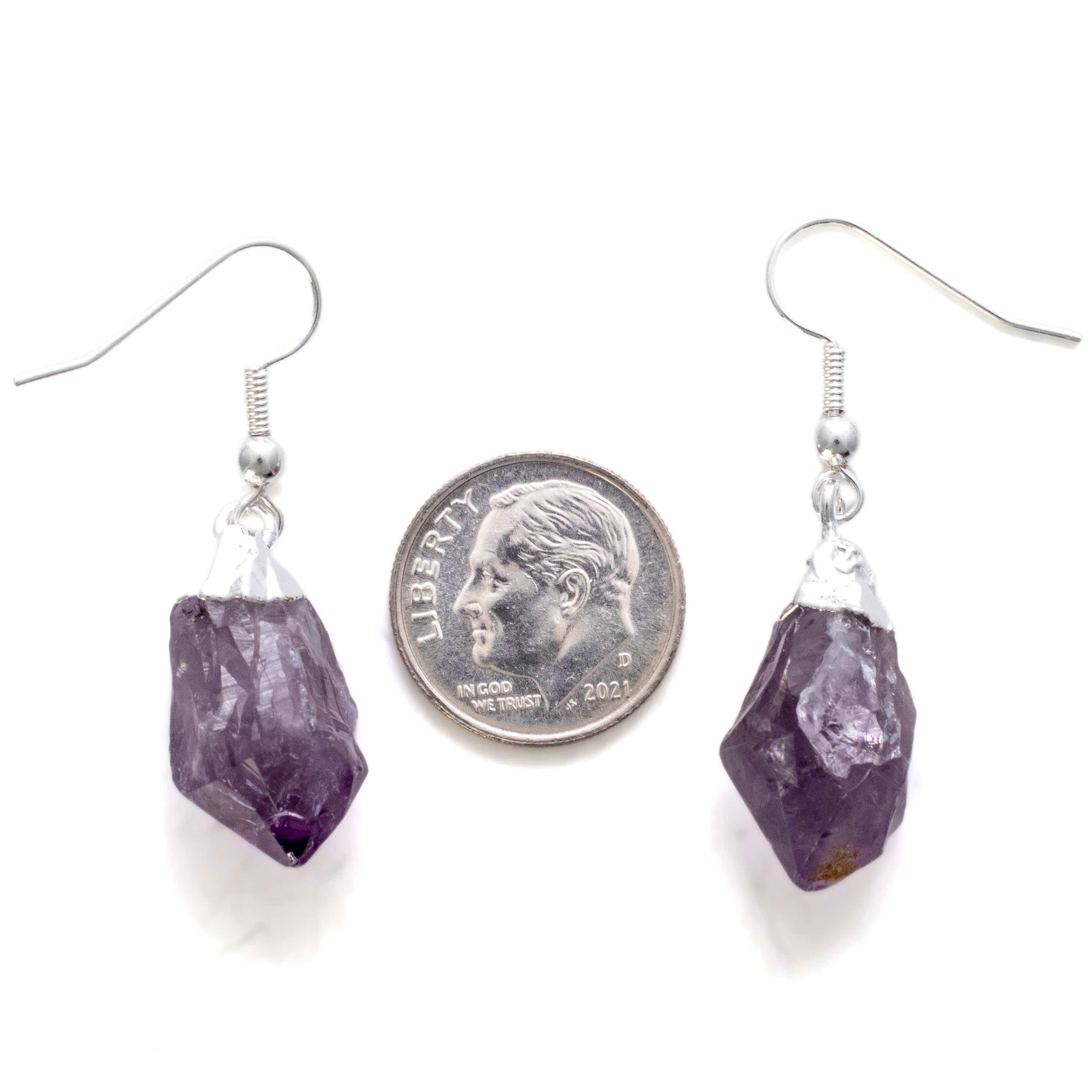 DOJA Barcelona Raw amethyst pendant 2Pcs Raw Amethyst Raw minerals