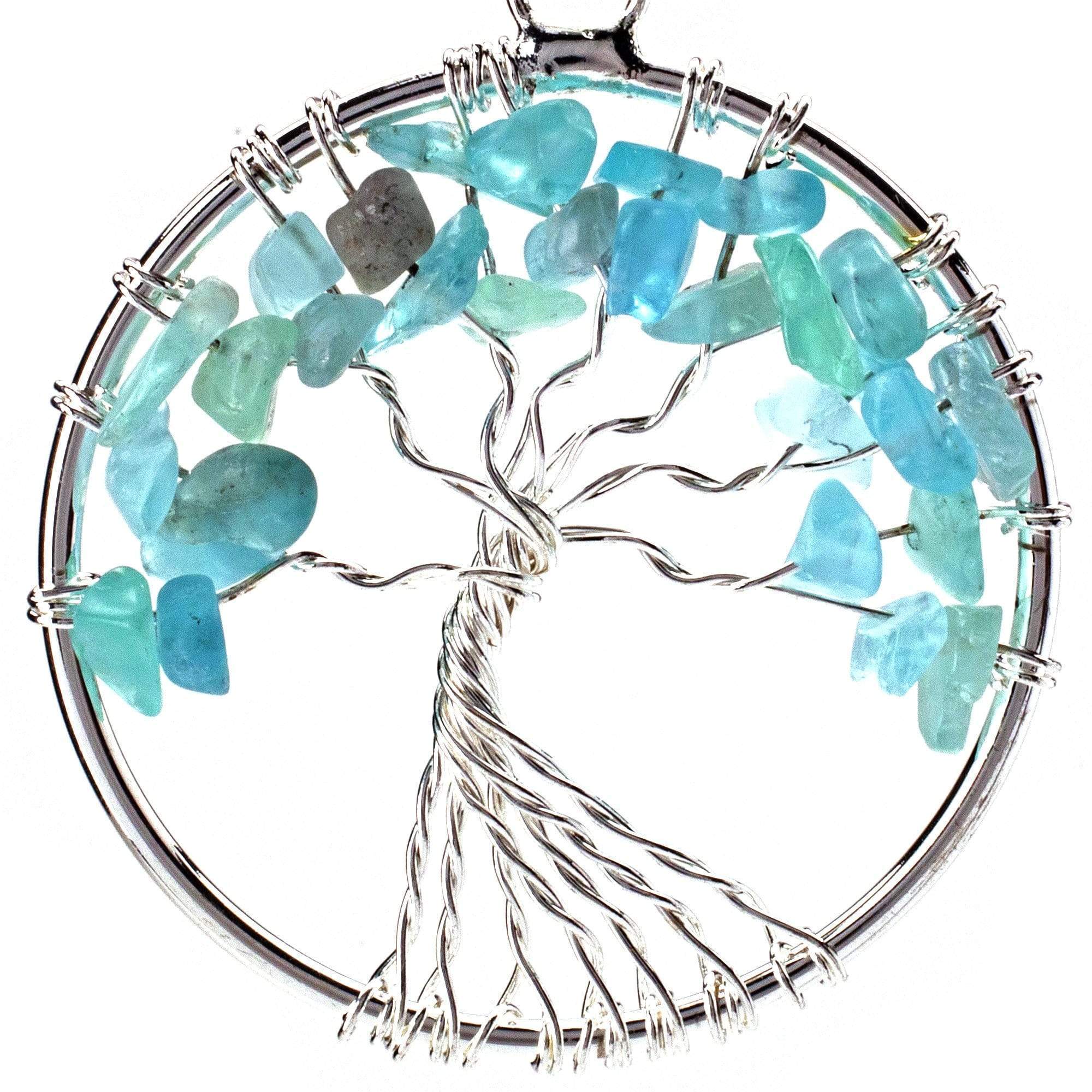 Silver Chakra Tree of Life Pendant - Ageless Arts