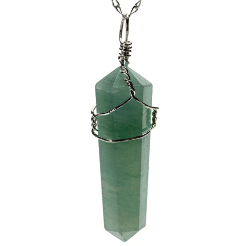 green aventurine necklace real