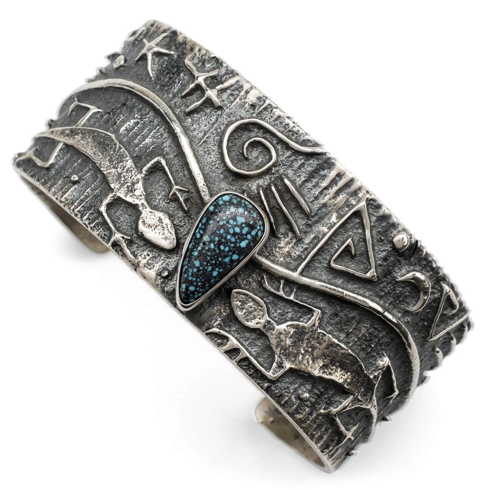 Native american turquoise on sale sterling silver cuff bracelet