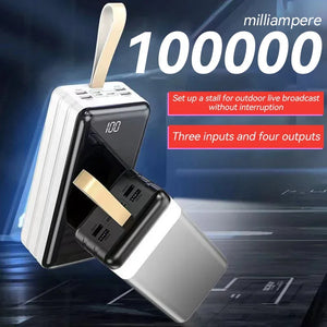 100000MAH Power Bank Large Capacity Fast Charging - MaadZmec Tech