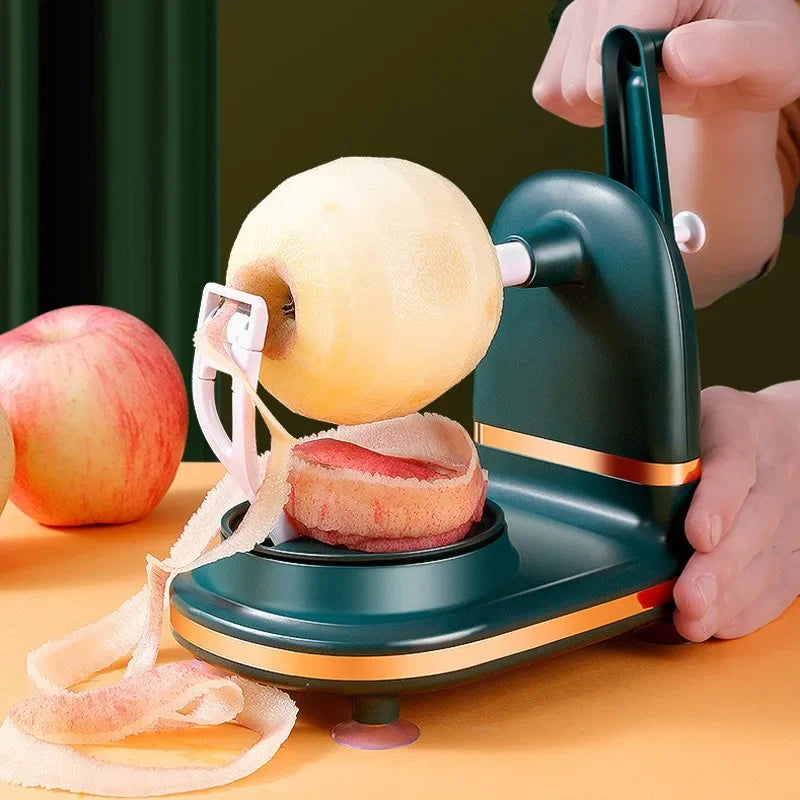 Portable Hand Crank Rotating Apple & Pear Peeler