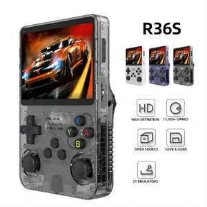 R36S Retro Handheld Game Console 3.5" IPS 64GB 10,000+ Games Portable - MaadZmec Tech