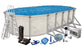 24 ft. x 12 ft. x 52 in. Echo Oval Above Ground Pool