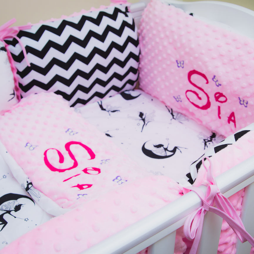 personalised baby bedding