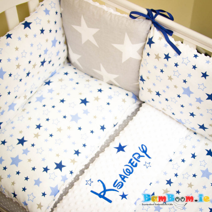 personalised cot bedding