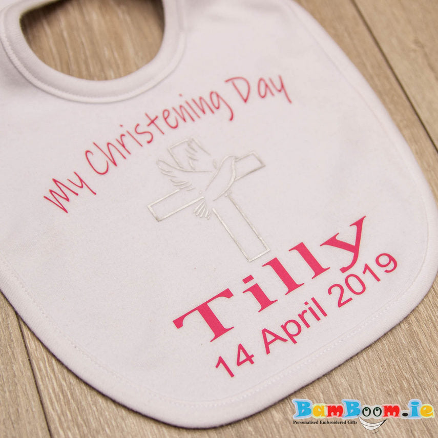 personalised christening bibs ireland