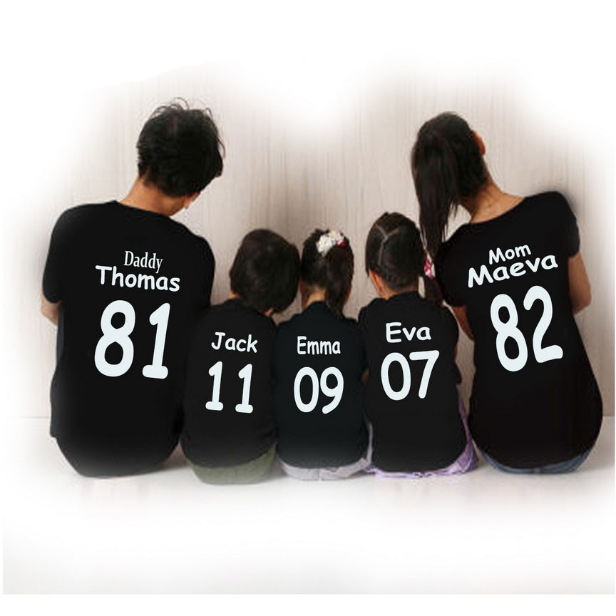 number shirts