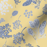 Eucalyptus Blue Monotone Yellow Back