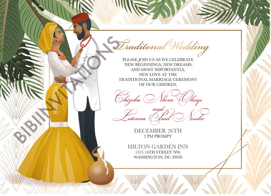 Igbo Traditional Marriage Logo