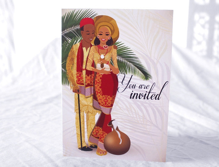 Sample Of Igbo Traditional Marriage Invitation Card