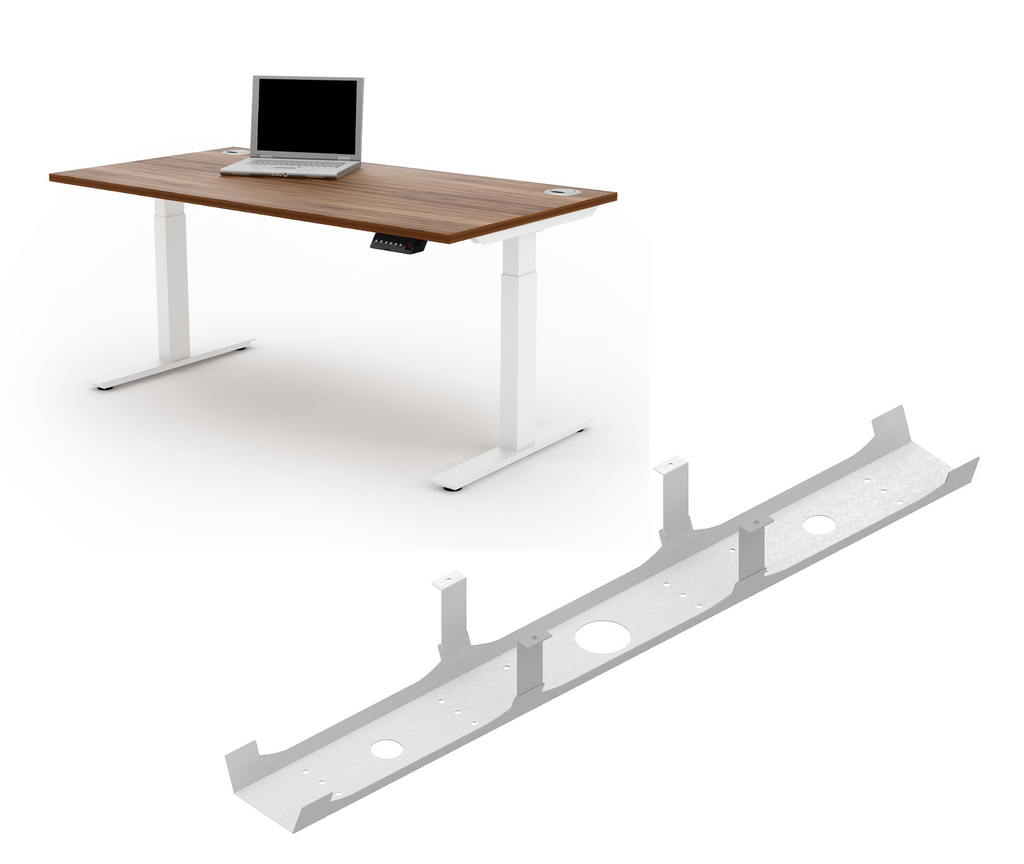 Liberty Height Adjustable Electric Desk Cable Tray Ergo Desks
