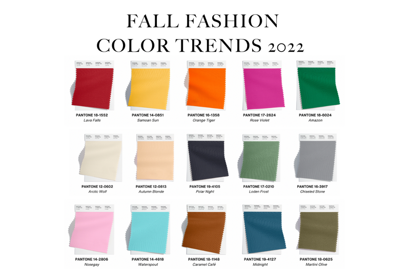 FALL FASHION COLOR TRENDS 2022 – Yummy & Trendy