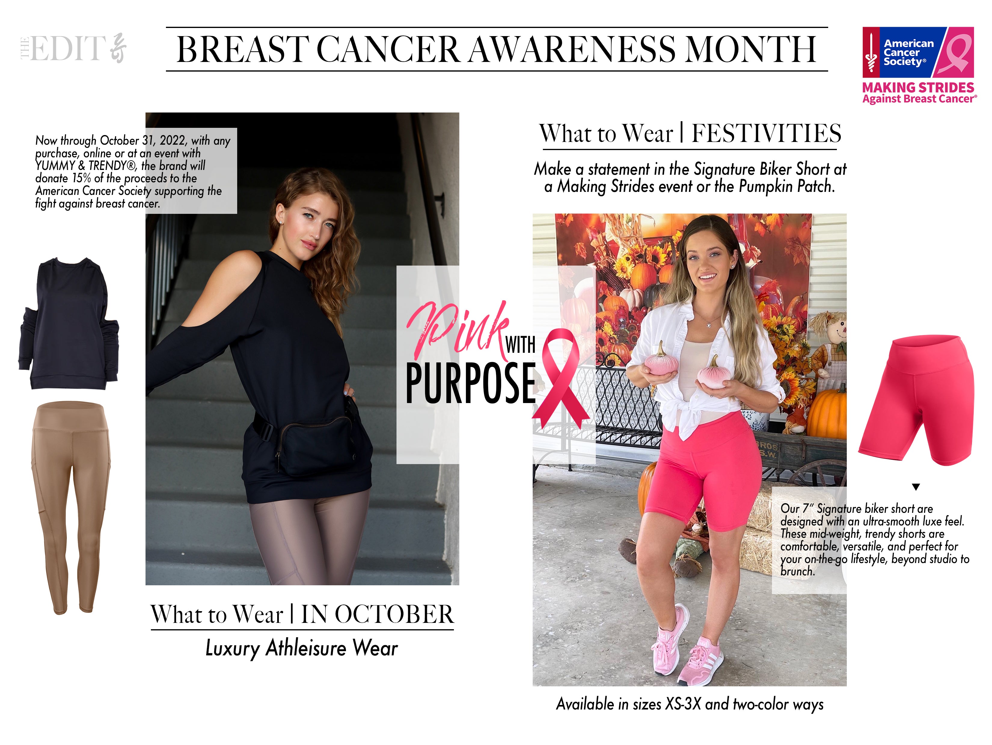 Breast Cancer Awareness Month. Support a worthy cause. 