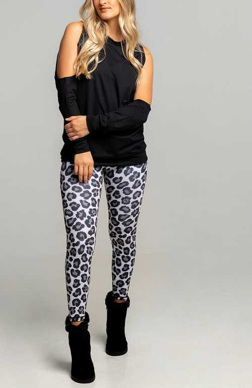 Super Soft Printed Gray Camo Leggings – Lennon & Lace