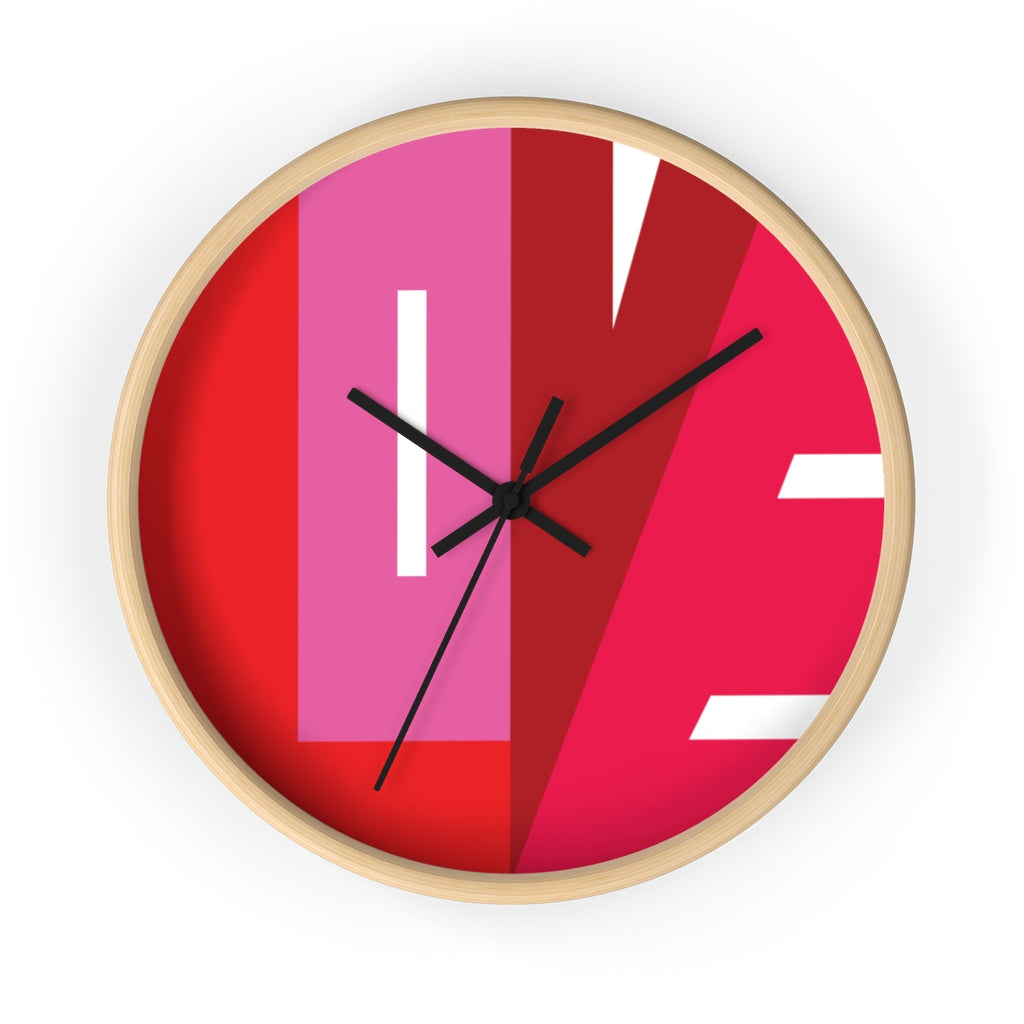 Circle Of Love Red Berry Wall Clock Studio 7 Gifts