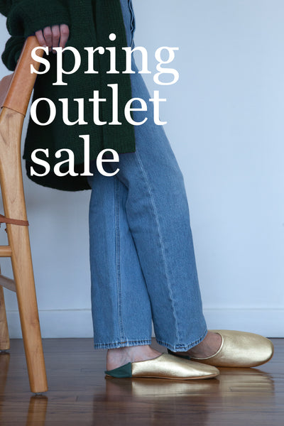 Gold spring slippers outlet sale