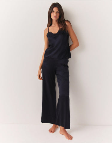 The White Company Silk Lace Detail Cami Pajama Set