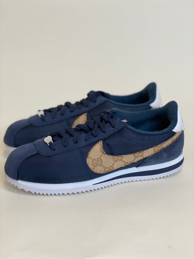 custom nike cortez gucci