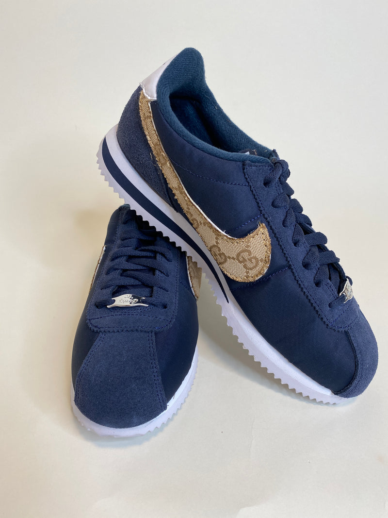 custom nike cortez gucci