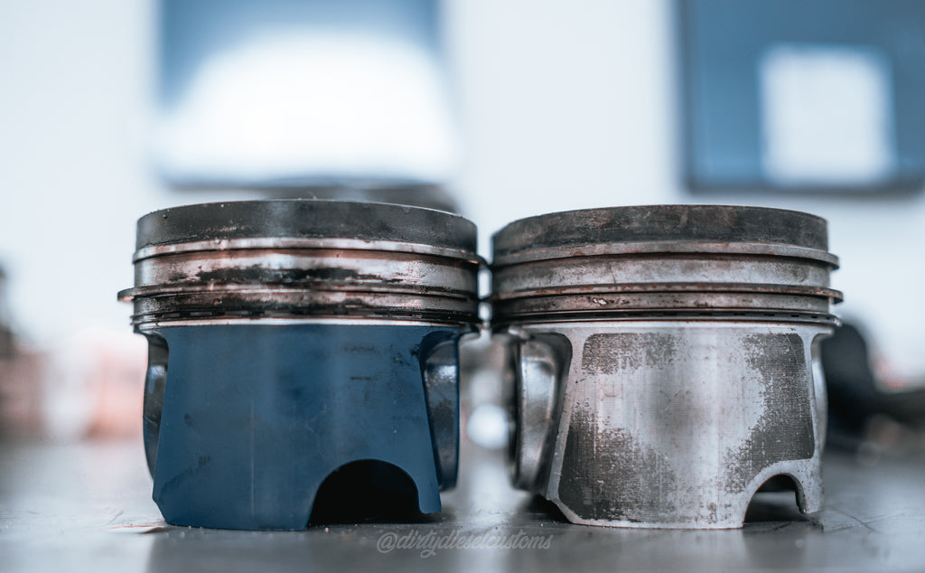 Coated vs Uncoated Piston