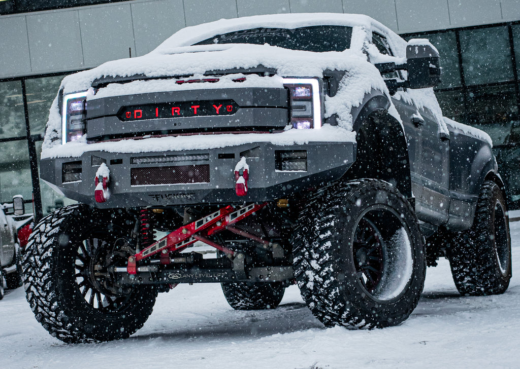 Dirty Diesel SEMA Truck Plus Size Wheels