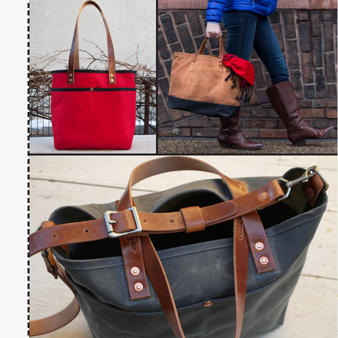 Handcrafted Waxed Canvas and Leather Bags | Carver Junk Company's 2016 Holiday Gift Guide | Handcrafted, Handmade, Locally Created Gifts and Decor | Minnesota Brick and Mortar | Shop Online at carverjunkcompany.com