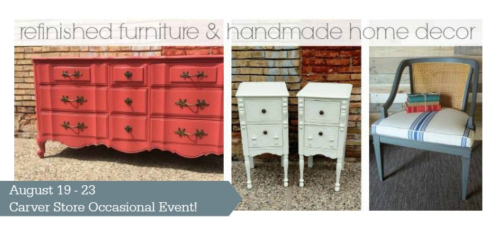 Carver Junk Company Occasional Sale | Carver, MN 553135 | Refinished Furniture and Handmade Home Decor | Made in Minnesota