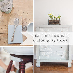 Miss Mustard Seed's Milk Paint | Color of the Month | Mora + Shutter Gray | Available at Carver Junk Company